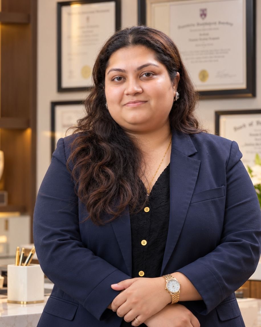 Dr. Swikriti Raniwala in her consulting room